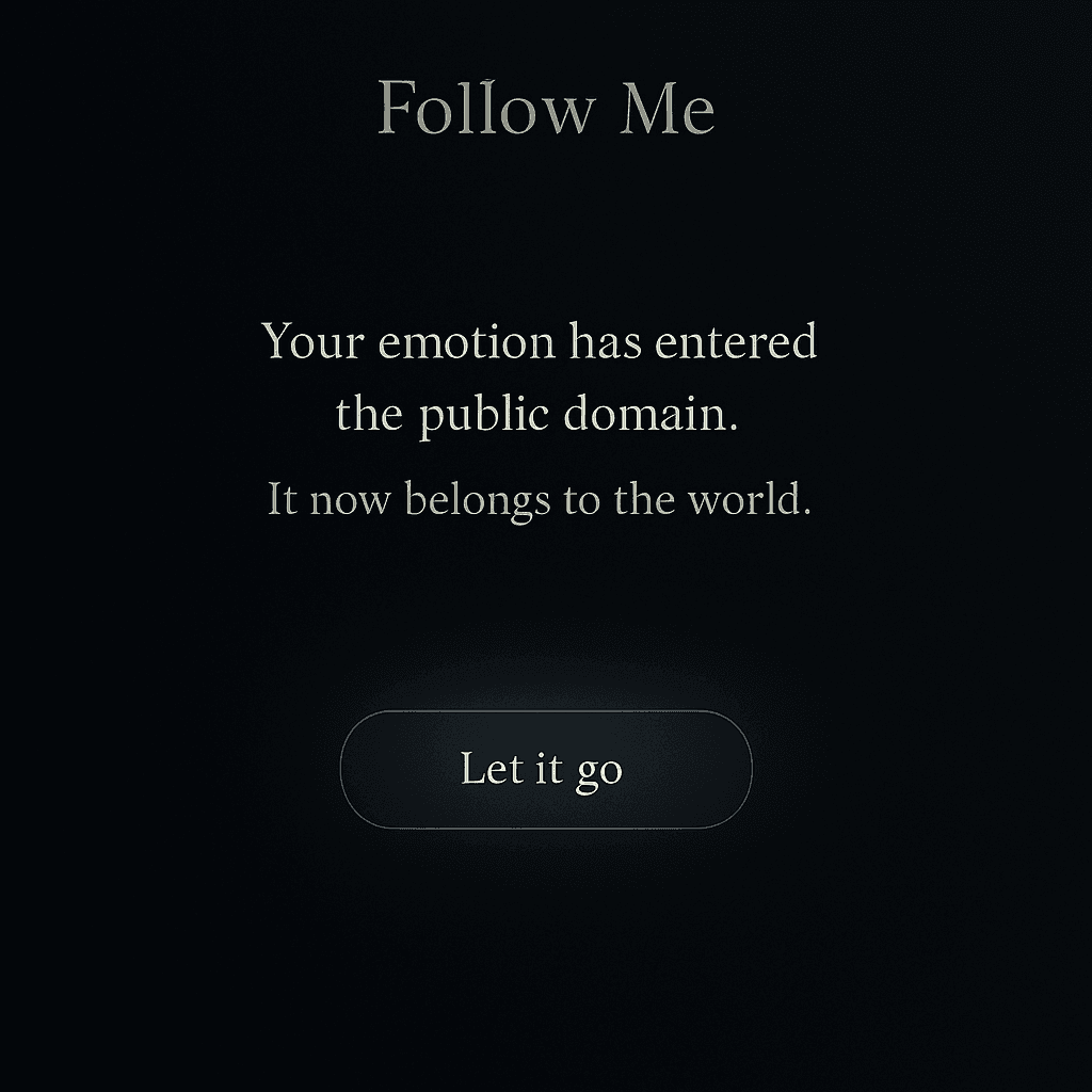 Emotion in public domain